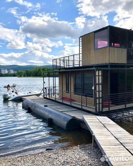 Баня на острове отдыха