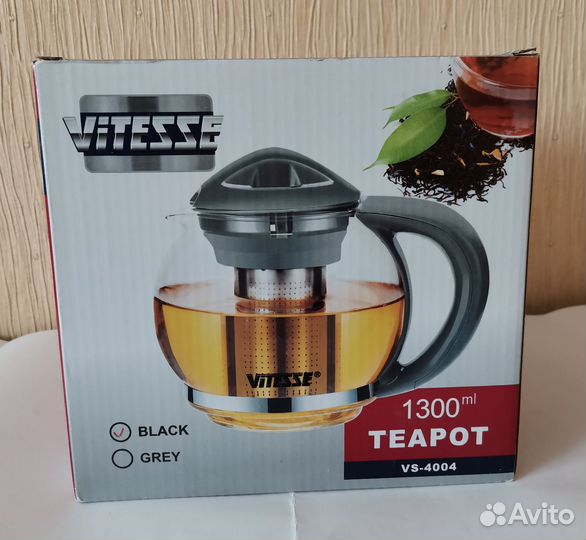 Чайник заварочный Vitesse 1300 мл новый