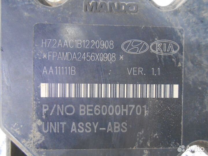 Блок ABS Hyundai Solaris Kia Rio