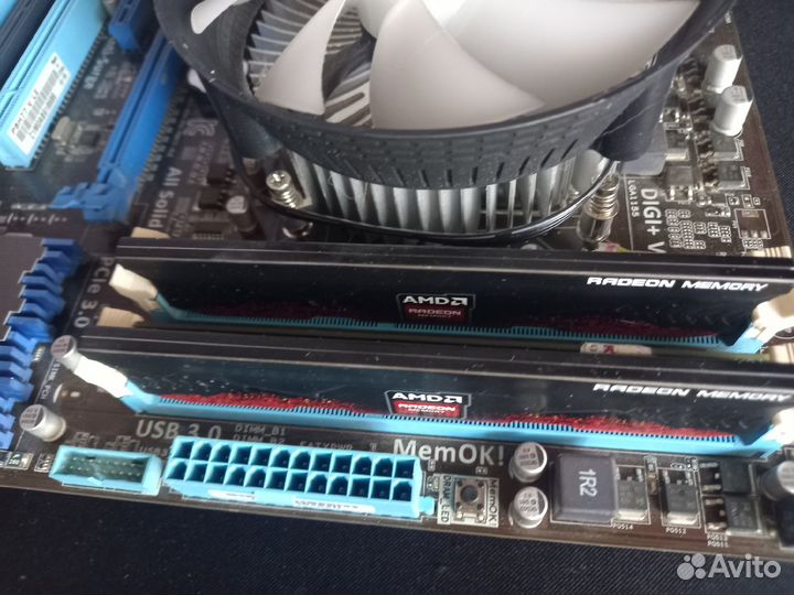 Комплект проц+мат.плата+опер.память