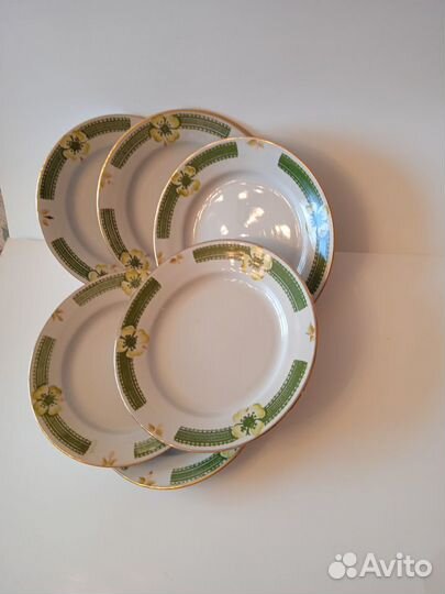 Тарелки СССР 6 штук. Тарелка Чехия