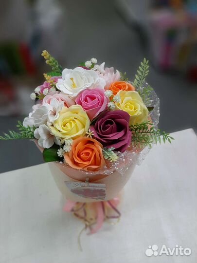 Букет из мыла