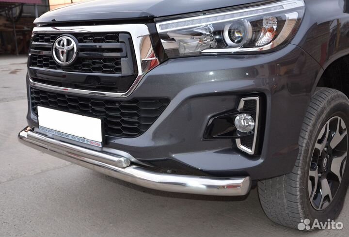 Защита бампера переднего Toyota Hilux Exclusive Bl