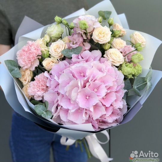 Букет экзотики нежный №494