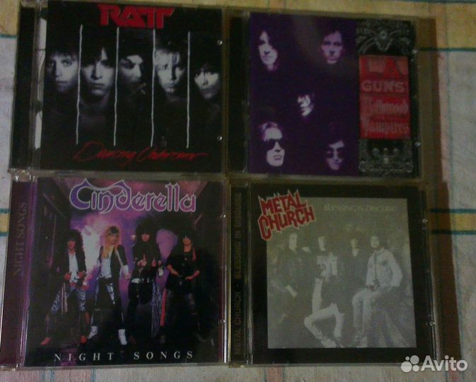 Ratt,LA Guns,Cinderella,Metal Church,Armada b тд
