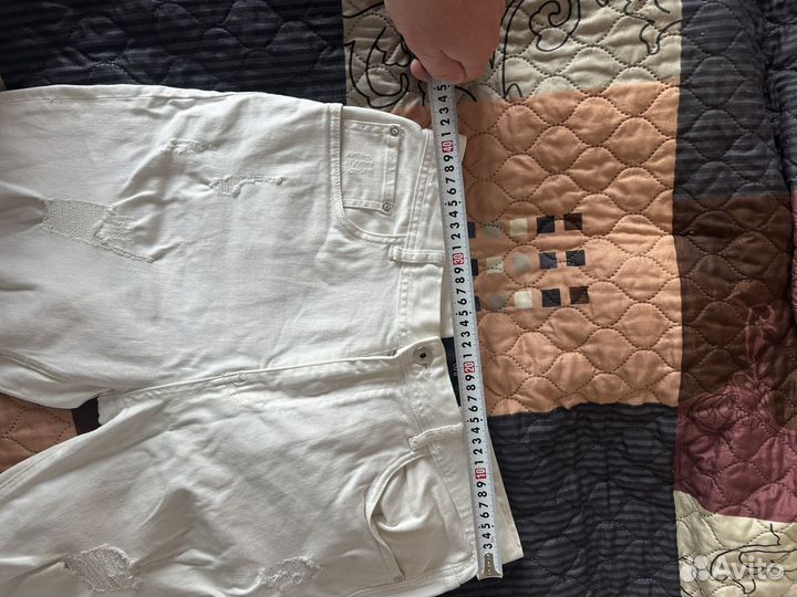 Джинсовые шорты белые