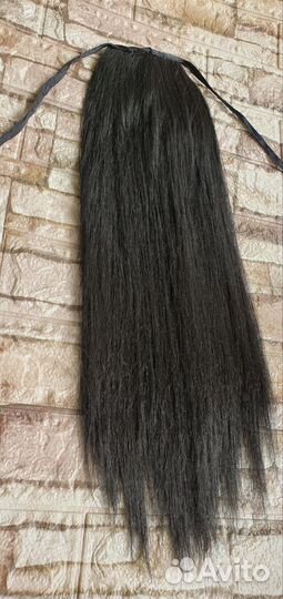 Накладной хвост на ленте искусственный