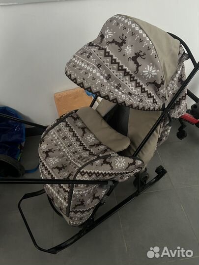 Коляска санки