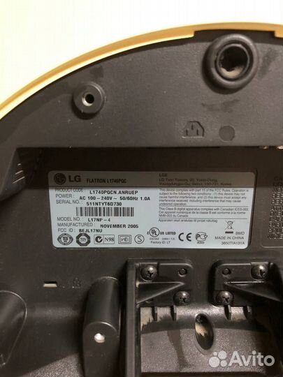 Монитор LG Flatron L1740PQC