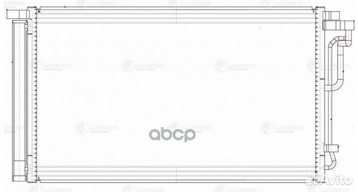 Радиатор кондиционера lrac0831 luzar