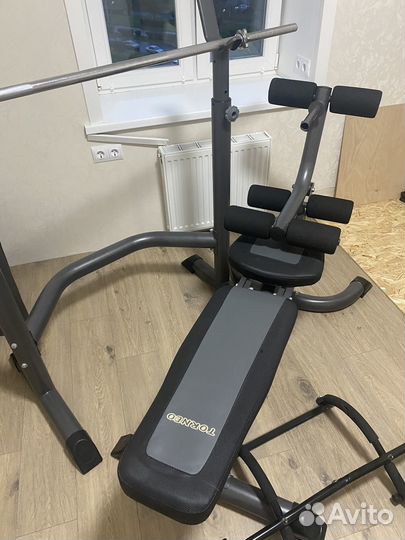 Скамья для жима со стойками и штангой