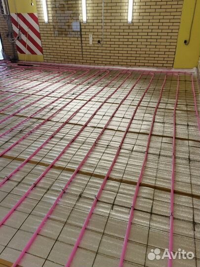 Электро-водяной теплый пол монтаж под ключ