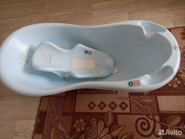 Ванночка для купания с горкой
