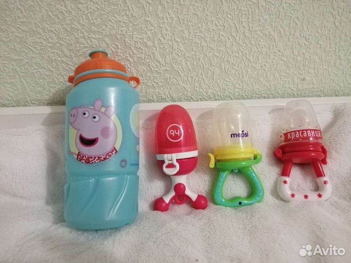 Пакет детские бутылочки, поильники, нимблеры