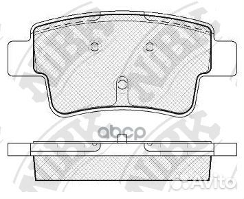 Колодки тормозные дисковые задние NiBK PN0481 Я