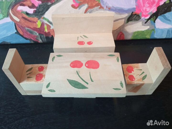 Кукольный набор. СССР Мебель