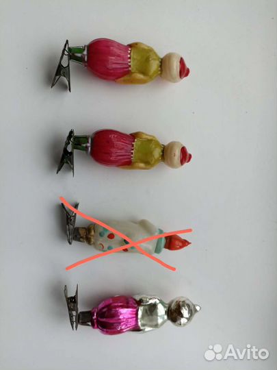 Елочные игрушки СССР