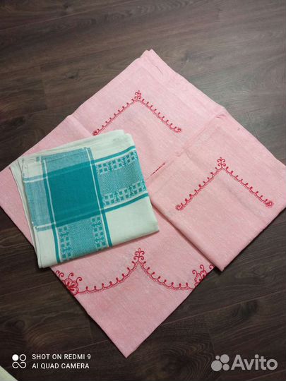 Скатерть льняная новая