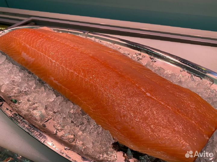 Лосось филе слабосолённый. Охлаждёнка
