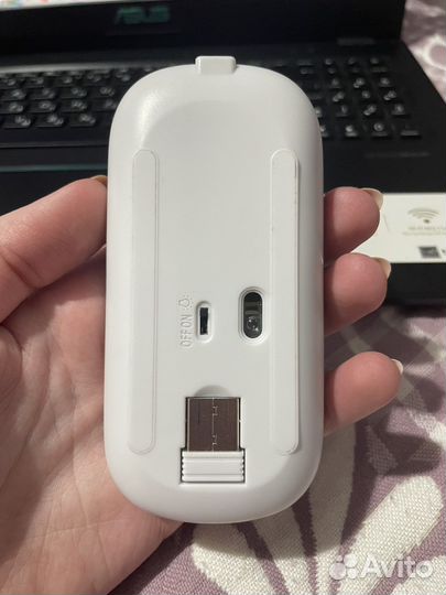 Компьютерная мышь (беспроводная, с подсветкой)