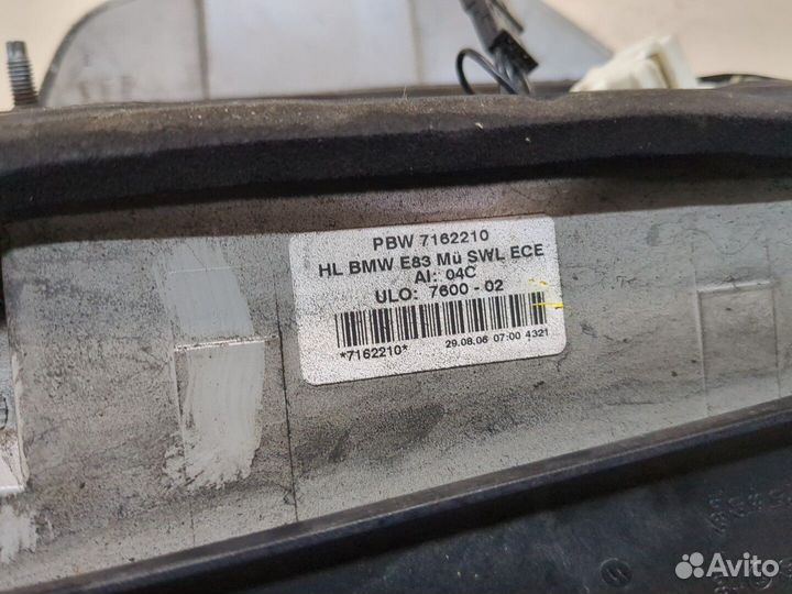 Фонарь (задний) правый BMW X3 E83, 2006