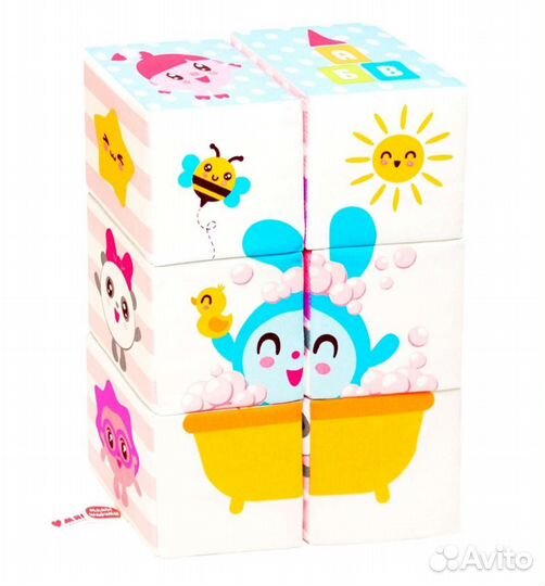 Развивающий кубик мягкий