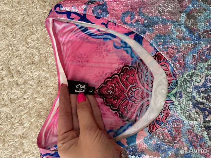 Топ с пайетками