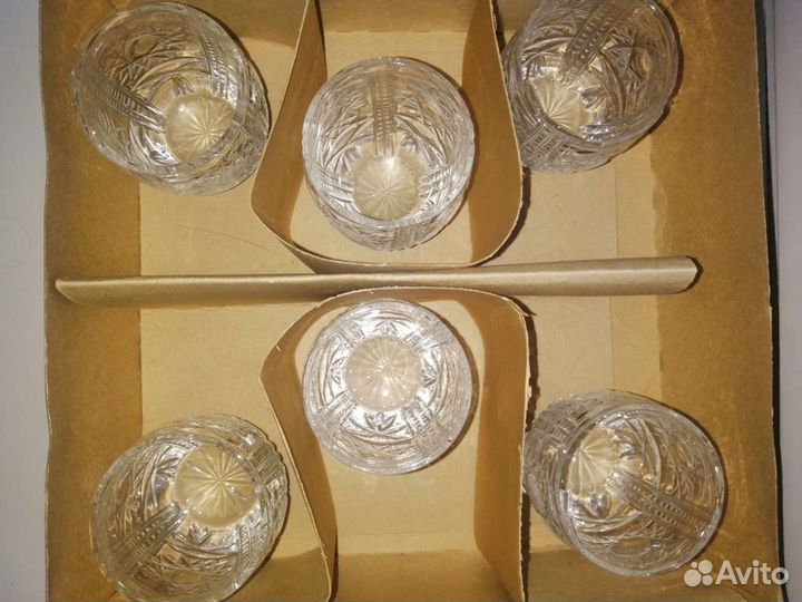 Хрустальные рюмки СССР