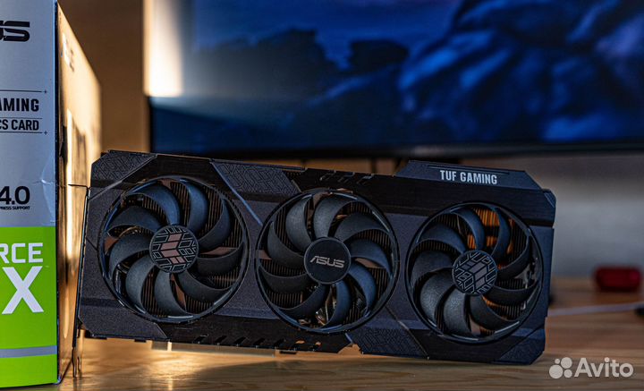 Почти не пользованная RTX 3080 Asus TUF Gaming