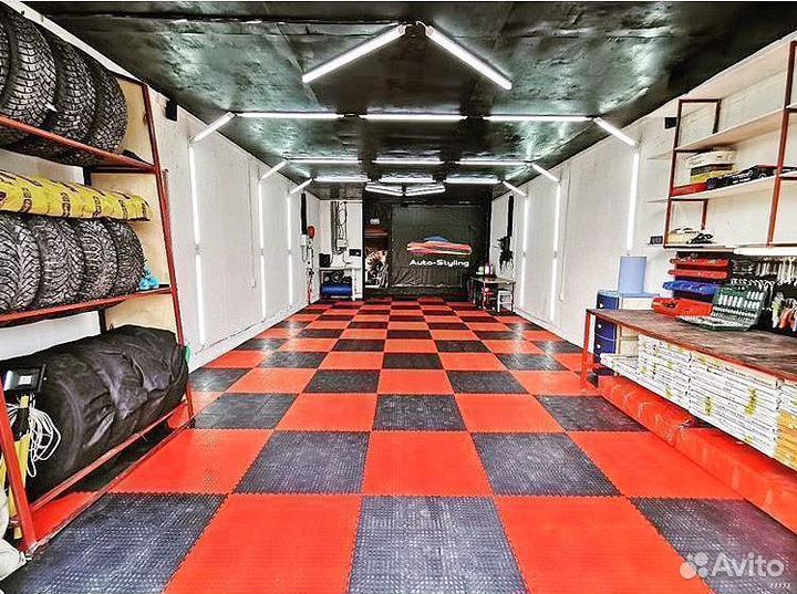 Пвх плитка для гаража купить