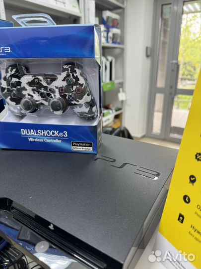 Sony playstation 3 + 1000 игр + 2 джойстика