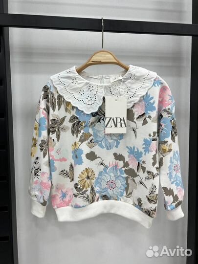 Костюм Zara для девочки нарядный с легинсами