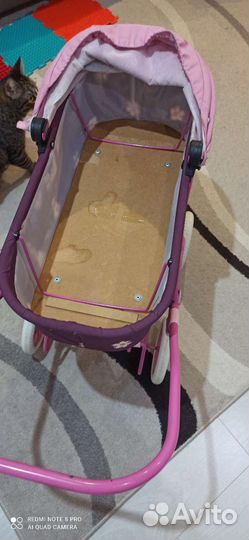 Игрушечная коляска для кукол