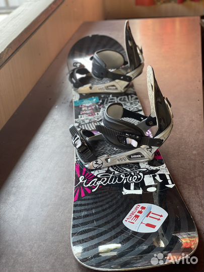 Сноуборд ride с креплениями женский/унисекс