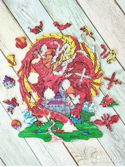 Пазлы деревянные. Новые