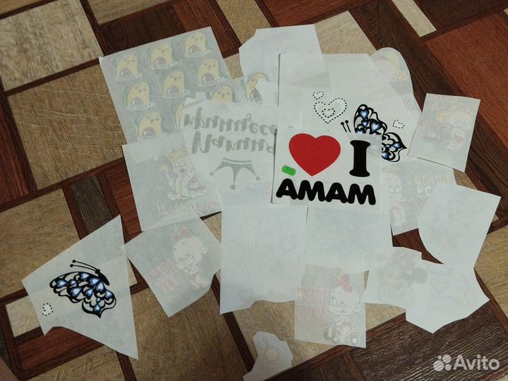 Наклейки термо