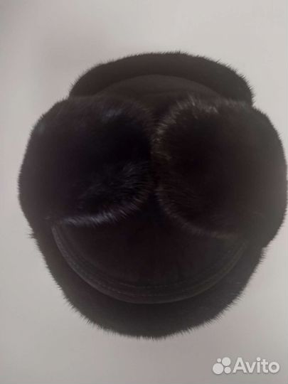 Норковая шапка мужская 59 размер