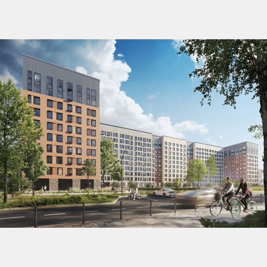 2-к. квартира, 61,8 м², 16/17 эт.