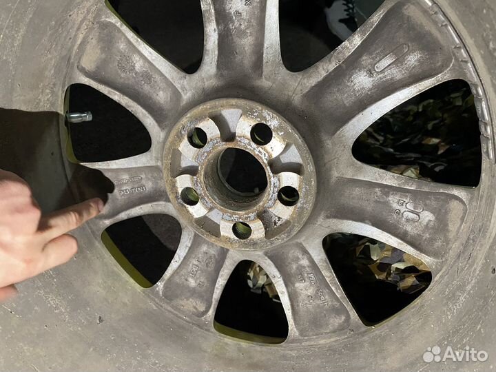 Диски r17 5/100 toyota