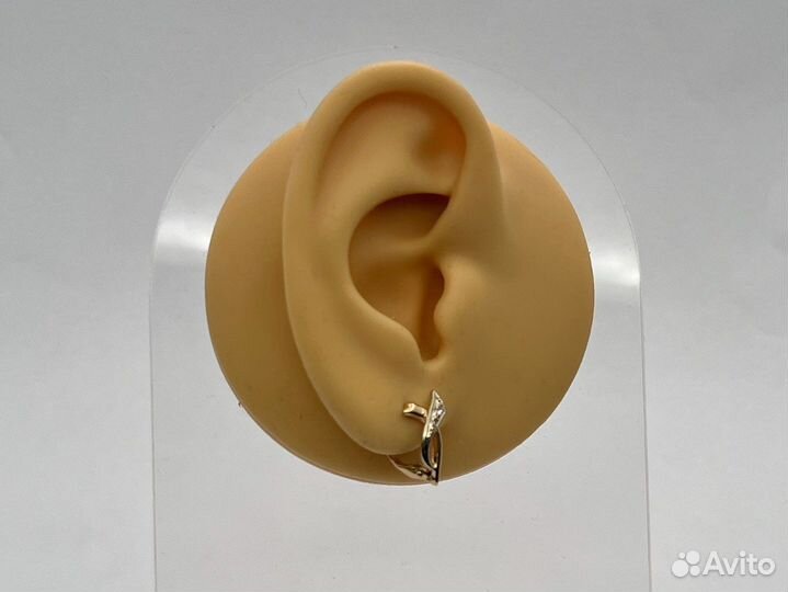 Золотые серьги 585 пробы