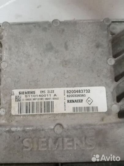 Эбу Renault sandero 1 Logan 1 K7M710