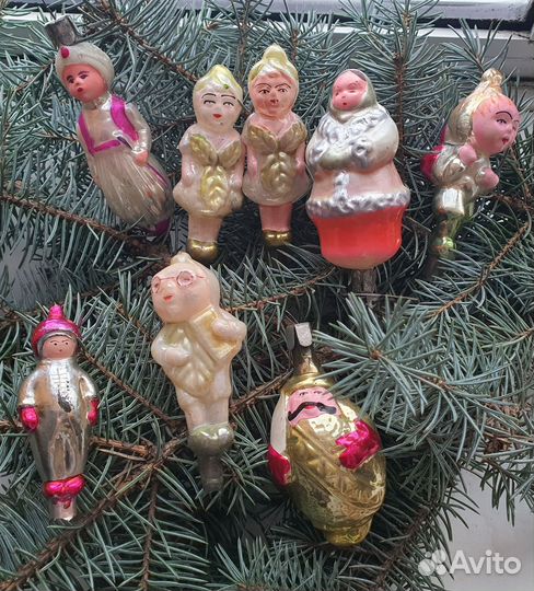 Елочные игрушки СССР