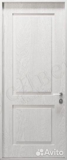 Входная железная дверь с подсветкой на ручке