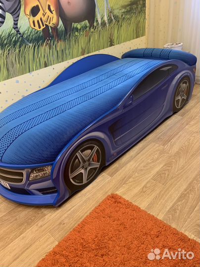 Кровать машинка с подсветкой