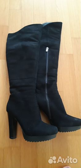 Сапоги зимние высокие 37р