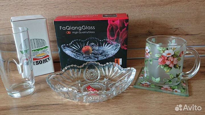 Салатник, кружка, стакан