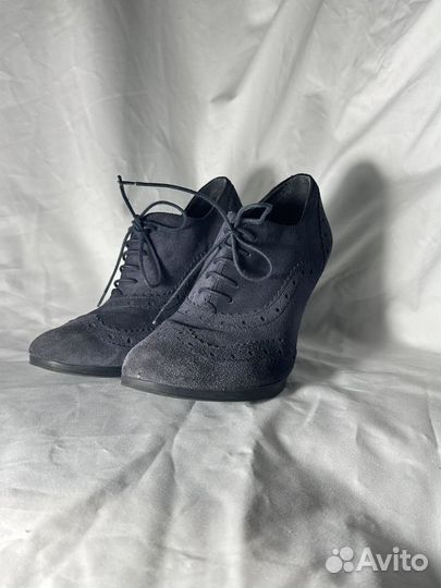 Ботильоны 39 замша синий