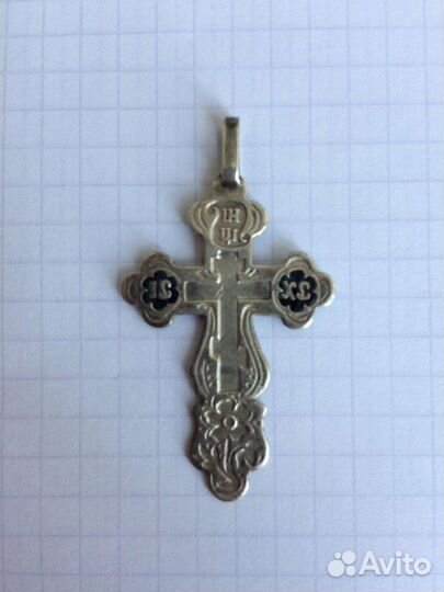 Крестик старинный 84 пробы
