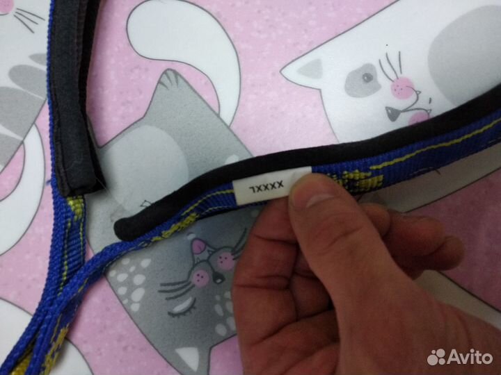 Шлейка с потягом для маламута или кавказца