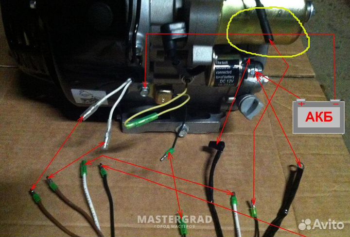 Бензиновый двигатель lifan 190FD-11А